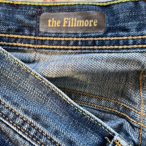 Y2K AG Adriano Goldschmied Mens Size 32 X 30 The Fillmore Relaxed Bootcut Jeans - Picture 9 of 13
